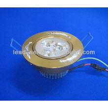 China fabricante nova chegada de alumínio branco redondo shell alto alumínio LED de alumínio branco 3w 230v levou downlight